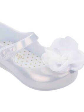Mini Melissa Baby's, Little Girl's & Girl's Resin Floral Ballet Flats